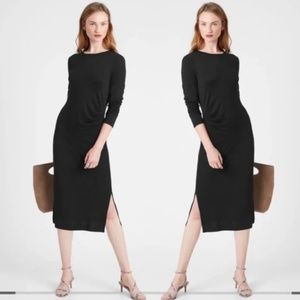 Luxe Spun Side-Ruched Dress